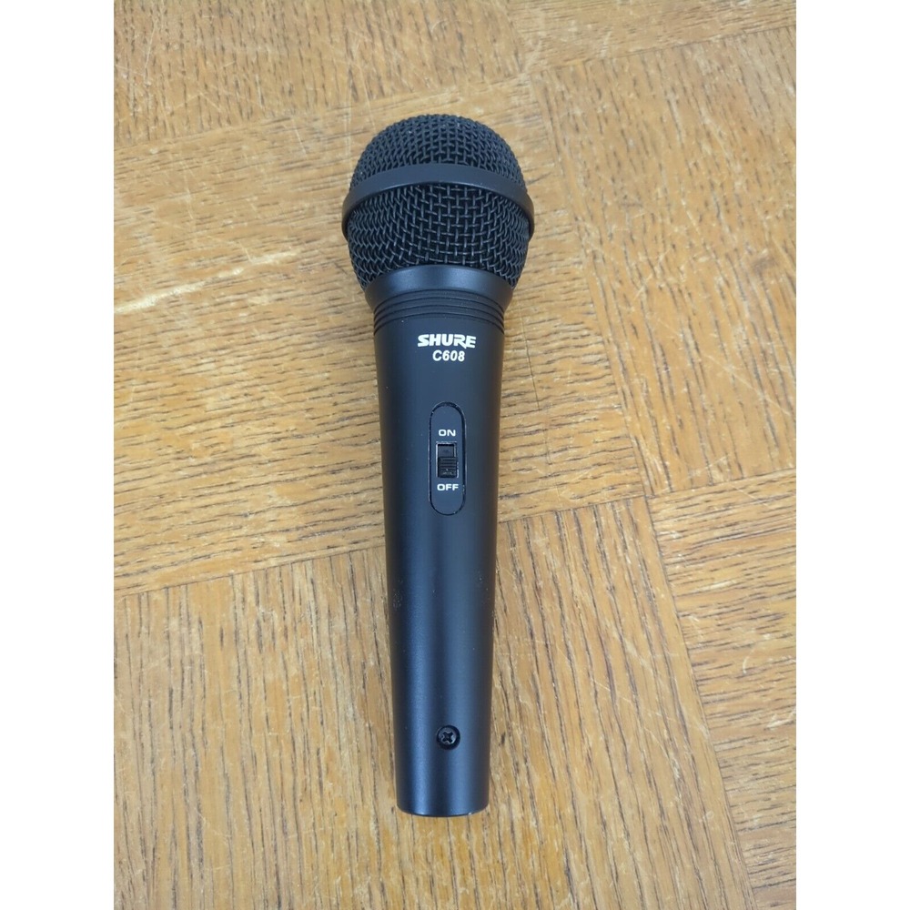 Shure C608‎ Dynamic Cardioid Microphone - Black - TESTED